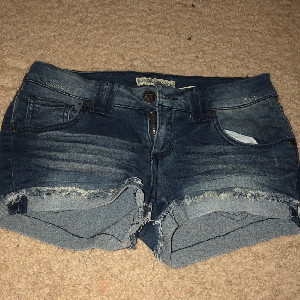 Denim shorts